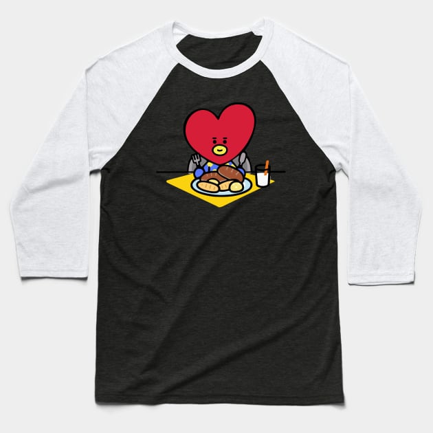 Tata Baseball T-Shirt by berparkdesign